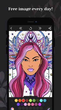 Download Coloring pages: Mandala for me Permainan kasual untuk Android tangkapan layar 2