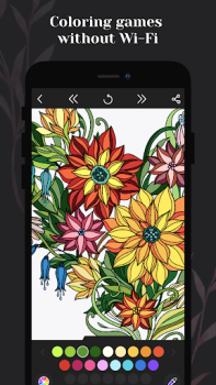 Download Coloring pages: Mandala for me Permainan kasual untuk Android tangkapan layar 4