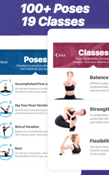 Download Yoga - Poses & Classes Kesehatan & Kebugaran untuk Android tangkapan layar 7
