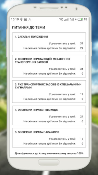 Download Офiцiйнi Тести ПДР Pendidikan untuk Android tangkapan layar 6
