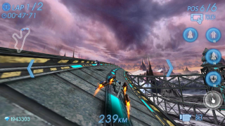 Download Space Racing 3D Ras untuk Android tangkapan layar 2
