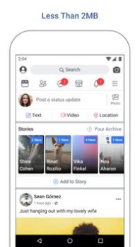 Download Facebook Lite Sosial untuk Android tangkapan layar 2