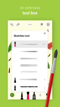 Download Tayasui Sketches Seni dan Desain untuk Android tangkapan layar 4