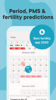 Download Clue Period Tracker & Calendar Kesehatan & Kebugaran untuk Android tangkapan layar 3