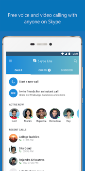 Download Skype Lite Komunikasi untuk Android tangkapan layar 2