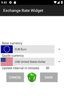 Download Exchange Rate Widget Keuangan untuk Android tangkapan layar 2