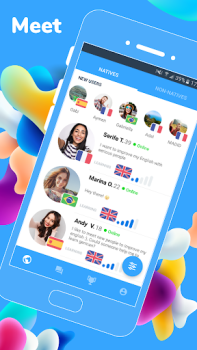 Download Speaky - Language Exchange Pendidikan untuk Android tangkapan layar 2
