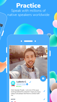 Download Speaky - Language Exchange Pendidikan untuk Android tangkapan layar 3