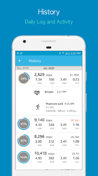 Download Accupedo Pedometer Kesehatan & Kebugaran untuk Android tangkapan layar 5