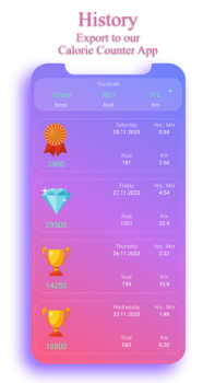 Download Step Counter EasyFit Pedometer Kesehatan & Kebugaran untuk Android tangkapan layar 7