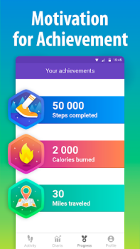Download Pedometer walking step Counter Kesehatan & Kebugaran untuk Android tangkapan layar 3