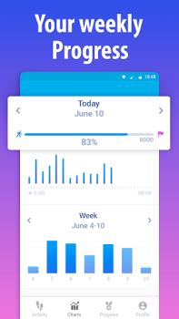 Download Pedometer walking step Counter Kesehatan & Kebugaran untuk Android tangkapan layar 4