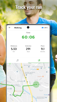Download Step Counter - Pedometer & Map Kesehatan & Kebugaran untuk Android tangkapan layar 2