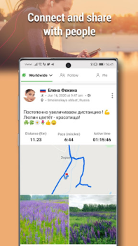 Download Step Counter - Pedometer & Map Kesehatan & Kebugaran untuk Android tangkapan layar 3