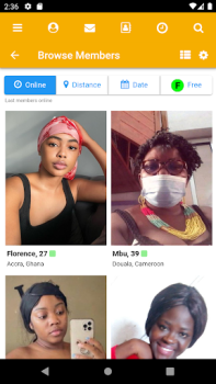 Download KissesOfAfrica Flirt Kencan untuk Android tangkapan layar 2