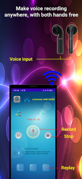 Download Earbuds Voice Recorder Musik dan audio untuk Android tangkapan layar 4