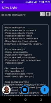 Download Голосовой ассистент Лилия Hiburan untuk Android tangkapan layar 2