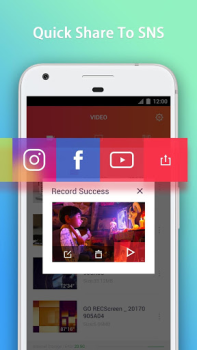 Download GO Recorder Pemutar & Editor Video untuk Android tangkapan layar 4
