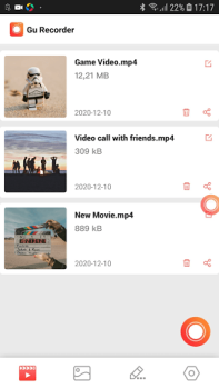 Download Screen Recorder GU Recorder Pemutar & Editor Video untuk Android tangkapan layar 7