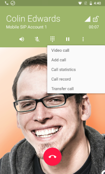 Download Zoiper IAX SIP VOIP Softphone Komunikasi untuk Android tangkapan layar 3