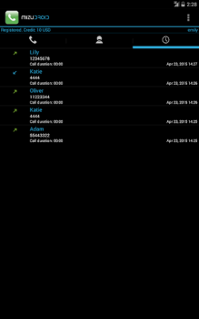 Download MizuDroid SIP VOIP Softphone Komunikasi untuk Android tangkapan layar 4