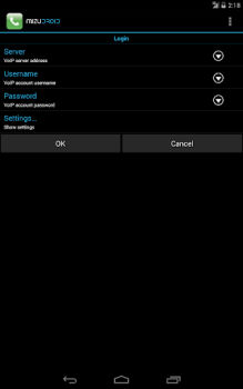Download MizuDroid SIP VOIP Softphone Komunikasi untuk Android tangkapan layar 5