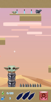 Download Square Baby Yoda: Cyber Casual Force Adventures Petualangan untuk Android tangkapan layar 5