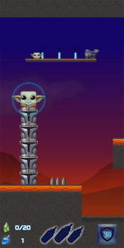 Download Square Baby Yoda: Cyber Casual Force Adventures Petualangan untuk Android tangkapan layar 6