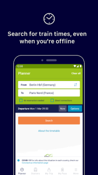Download Eurail/Interrail Rail Planner Peta dan navigasi untuk Android tangkapan layar 3