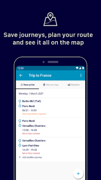 Download Eurail/Interrail Rail Planner Peta dan navigasi untuk Android tangkapan layar 4