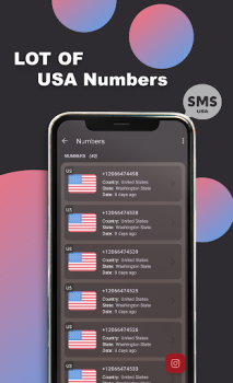 Download USA Number Receive SMS online Komunikasi untuk Android tangkapan layar 2