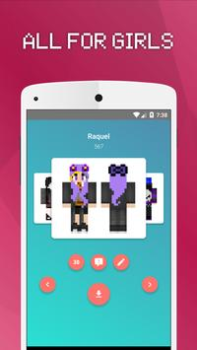 Download Girls Skins for Minecraft PE Alat untuk Android tangkapan layar 3