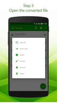 Download PDF to Excel - PDF File Conver Kerja untuk Android tangkapan layar 4