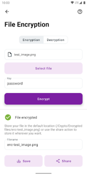 Download Crypto - Encryption Tools Alat untuk Android tangkapan layar 3