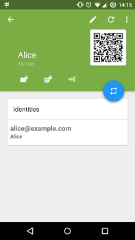 Download OpenKeychain: Easy PGP Komunikasi untuk Android tangkapan layar 4