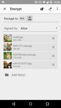 Download OpenKeychain: Easy PGP Komunikasi untuk Android tangkapan layar 5