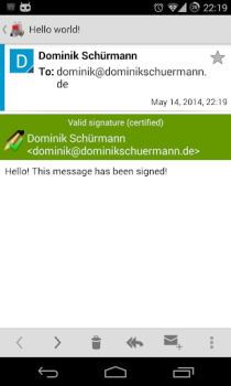 Download OpenKeychain: Easy PGP Komunikasi untuk Android tangkapan layar 7