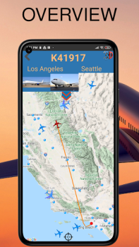 Download Air Traffic - flight tracker Peta dan navigasi untuk Android tangkapan layar 2