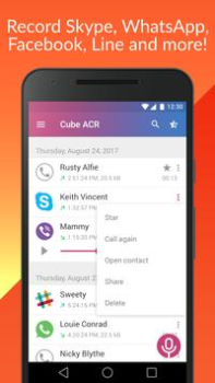 Download Call Recorder - Cube ACR Alat untuk Android tangkapan layar 2
