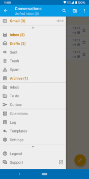 Download FairEmail, privacy aware email Komunikasi untuk Android tangkapan layar 2