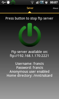 Download Ftp Server Alat untuk Android tangkapan layar 2