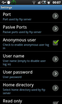 Download Ftp Server Alat untuk Android tangkapan layar 3