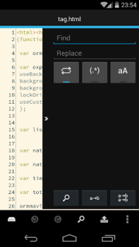 Download DroidEdit (free code editor) Kerja untuk Android tangkapan layar 7