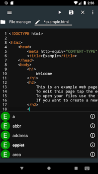 Download Html Editor Alat untuk Android tangkapan layar 2