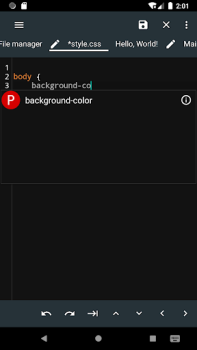 Download Html Editor Alat untuk Android tangkapan layar 3