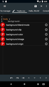 Download WebCode - html, css, js ide Kerja untuk Android tangkapan layar 4