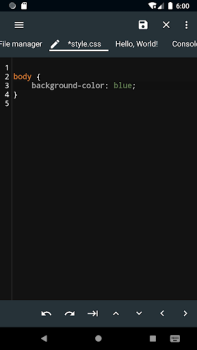 Download WebCode - html, css, js ide Kerja untuk Android tangkapan layar 6