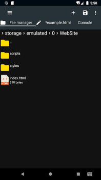 Download WebCode - html, css, js ide Kerja untuk Android tangkapan layar 7