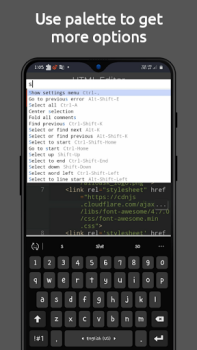 Download HTML Editor - HTML, CSS & JS Kerja untuk Android tangkapan layar 6