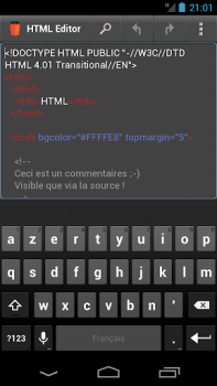 Download HTML Editor Alat untuk Android tangkapan layar 3